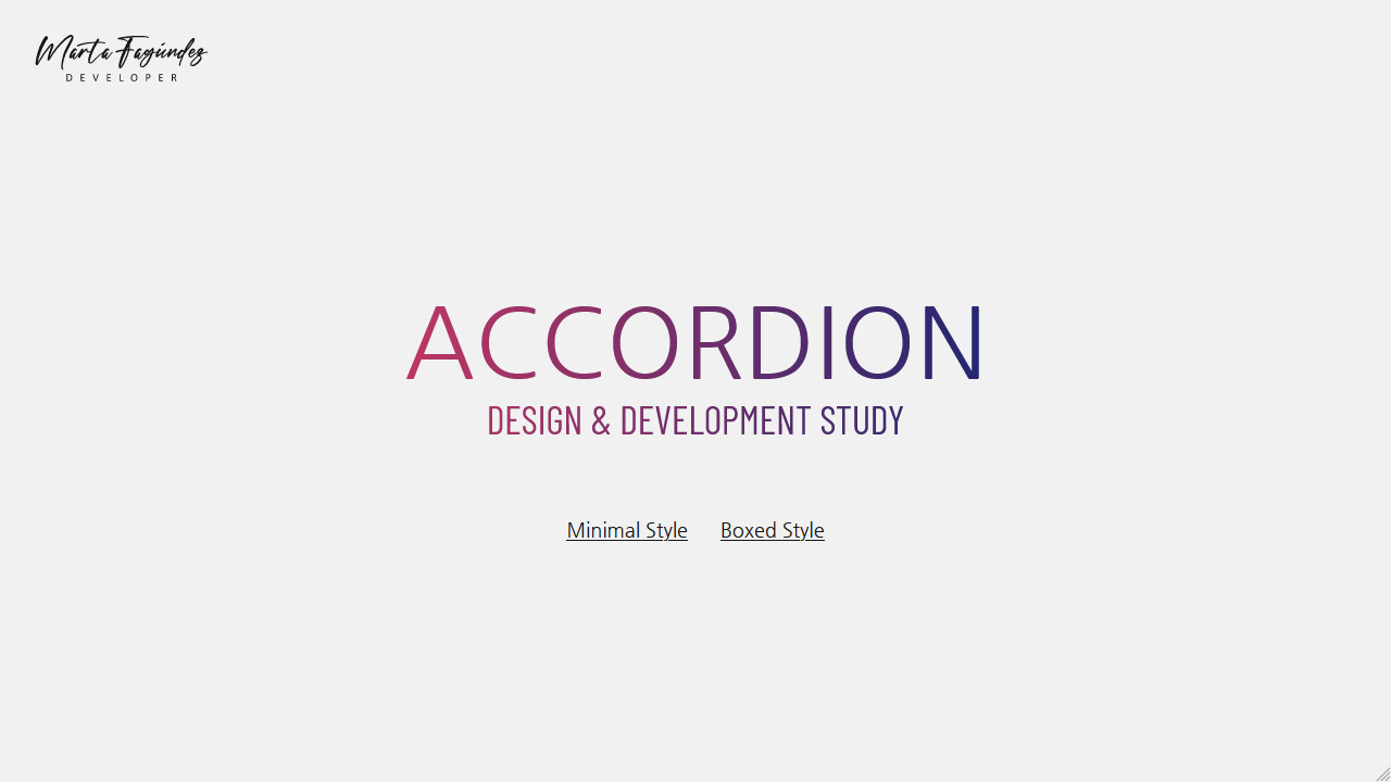Accordion Study project thumbnail