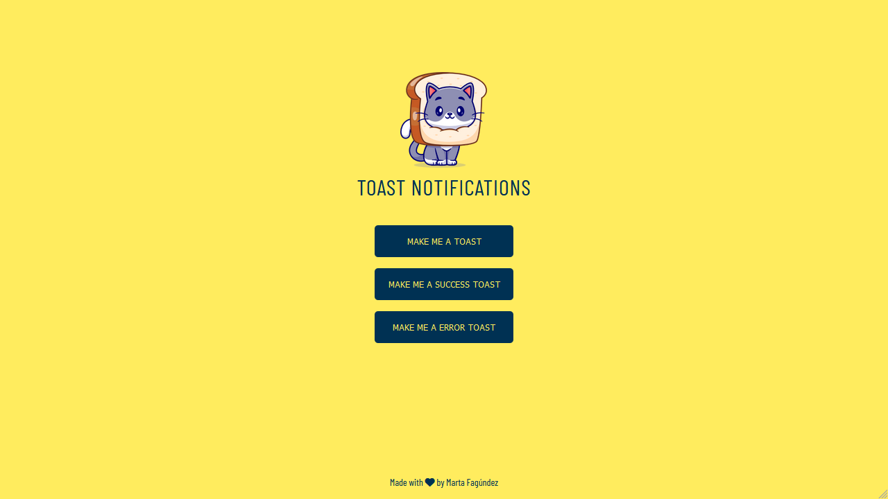 Toast Notifications project thumbnail