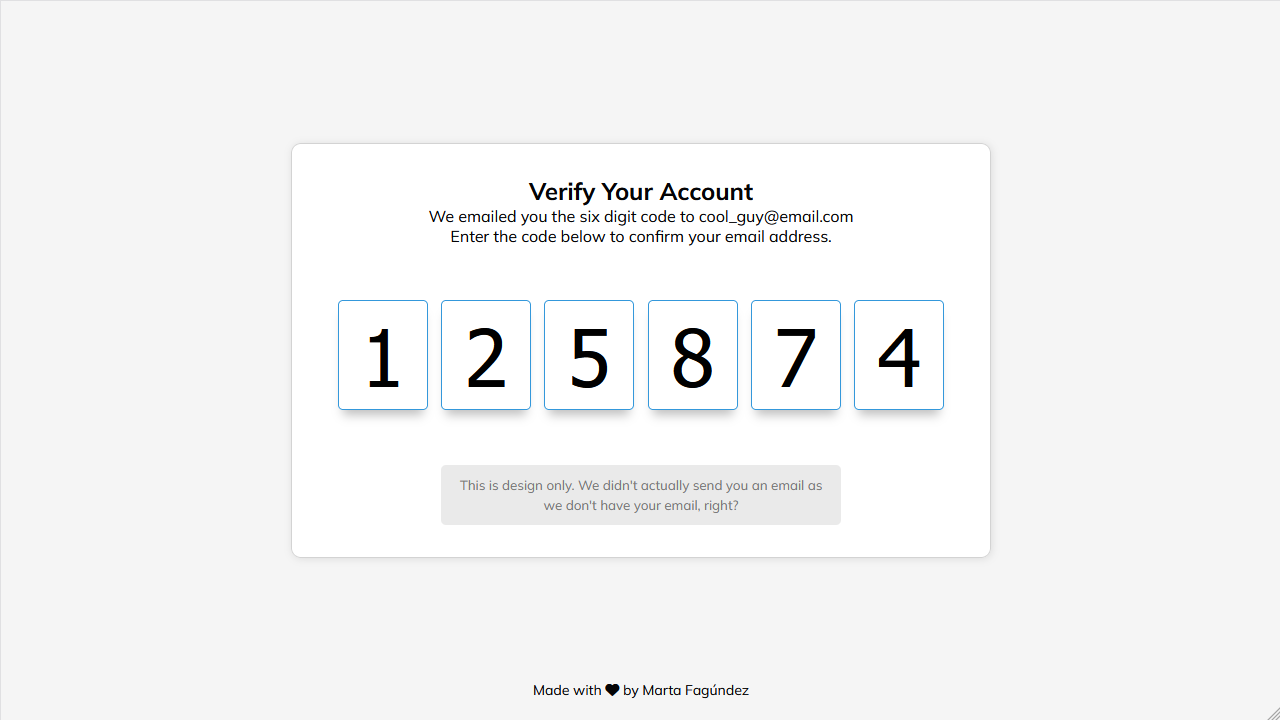 Verify Account UI project thumbnail