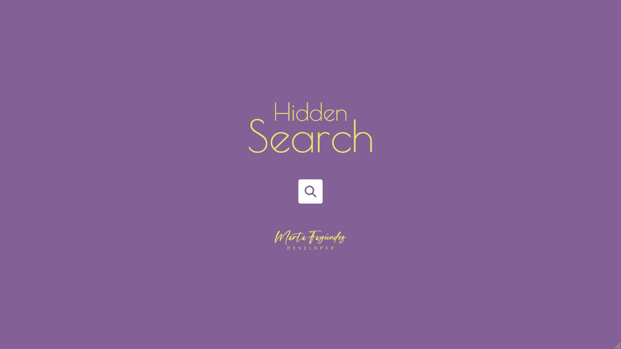 Hidden Search project thumbnail